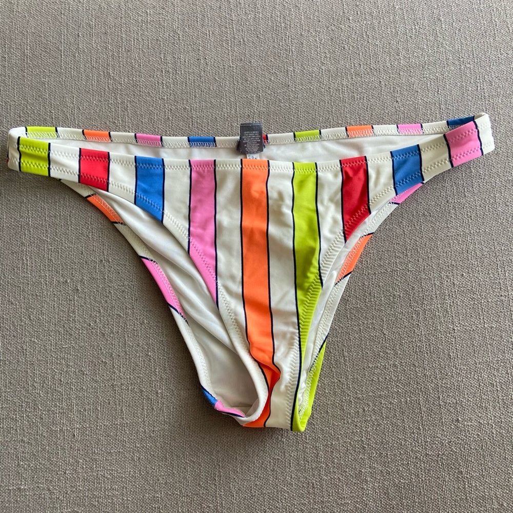 Aerie Stripped Bikini Bottoms
